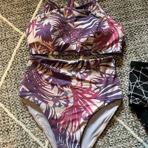 BATHING SUIT BUNDLE. LL, Nike,Billabong,Roxy, target
